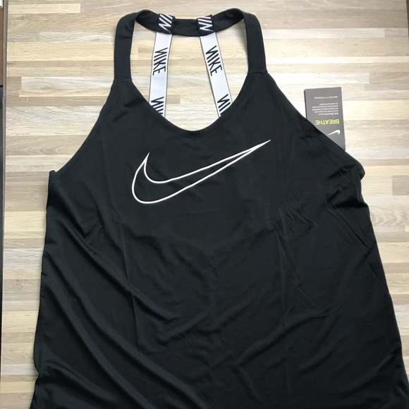NWT Nike Breath Tank Elast Black WMNS - Picture 6 of 8